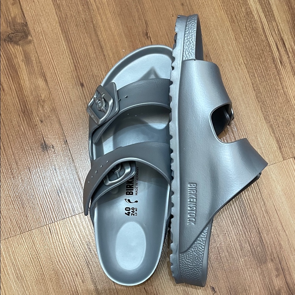 Birkenstock Gray Women's Slippers - Picture 3 of 3
